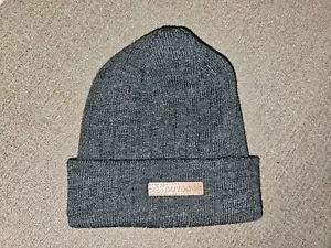 Boy's Youth Gray Outdoor Winter Beanie Hat One Size - Picture 1 of 3