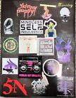 Industrial Music Stickers Glass Framed. 16 Rare Stickers From Great Bands.