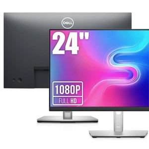 RAHMENLOSER MONITOR 24" DELL P2422HE LED IPS USB-C DP HDMI FHD 1920x1080 A  - Afbeelding 1 van 9