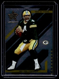 2004 Leaf Rookies & Stars #34 Brett Favre Longevity Near Mint or Better - Picture 1 of 2