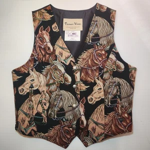 Vintage Pioneer Wear Cowboy Pony Weste Western Größe Medium Made USA - Bild 1 von 7