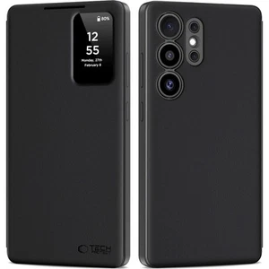 Etui na telefon komórkowy z klapką do Galaxy S25 Ultra Tech-Protect Case Cover Etui Czarne - Zdjęcie 1 z 5