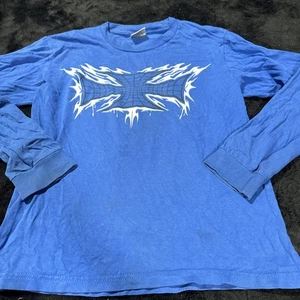 Cygnus Boys Size Medium Blue Long Sleeve T-Shirt Chevrolet Logo - Picture 1 of 2