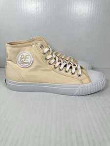 Scarpe da ginnastica uomo taglia 11 PF Flyers Center Hi Canvas beige/cachi C24HC1KH NUOVE - Foto 1 di 9