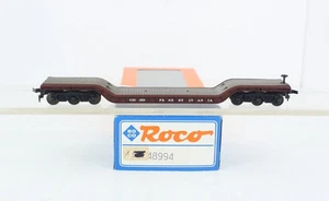 HO Scale Roco 48994 Pennsylvania Railroad Depressed Center Flat Car Metal Wheels - Picture 1 of 7