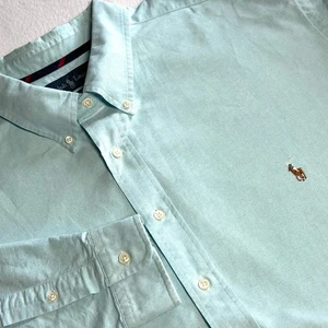 Ralph Lauren Classic Fit 3XLT Tall Long Sleeve Shirt Career Preppy Golf Office - Picture 1 of 8