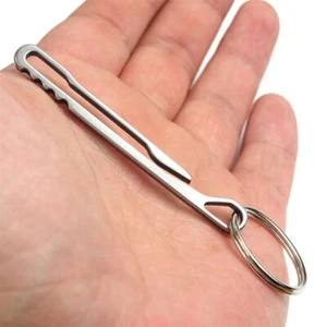 1pc Multi-Functional EDC Clip Belt Hanger Holder Stainless Keyring Pocket Tool - Imagen 1 de 11