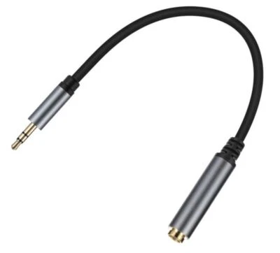 3.5mm to 6.35mm Stereo Hifi Audio Extension Cable | Male to Female | 0.3m - Image 1 of 4