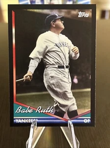2024 Topps Archives Black Foilboard #284 Babe Ruth - Bild 1 von 2