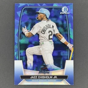 JAZZ CHISHOLM JR. 2023 Bowman Chrome Sapphire MIAMI MARLINS - Picture 1 of 2