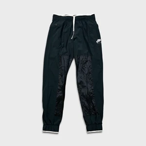 Pantalones deportivos Nike Air para hombre medianos negros ropa cónica pierna atlética jogger - Imagen 1 de 9