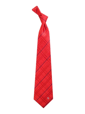 St. Louis Cardinals MLB Eagles Wings Red & Navy Oxford 100% Woven Silk Necktie Cover