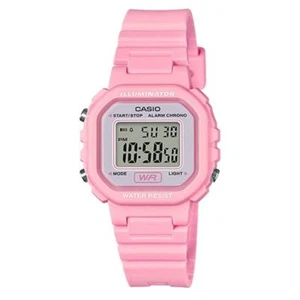 Casio LA20WH-4A1, Digital Chronograph Watch, Pink Resin Band, Alarm, Illuminator - Picture 1 of 2