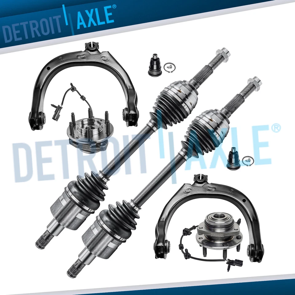 4WD Front Wheel Hubs Control Arm CV Axle for Trailblazer GMC Envoy Buick Rainier - Image 1 of 4