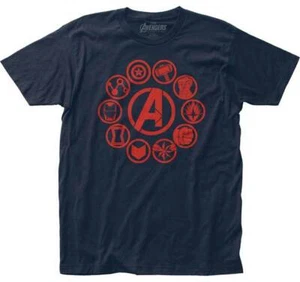 AVENGERS ENDGAME - ICONS - T-SHIRT - BRAND NEW & LICENSED - MARVEL AVM04 - Picture 1 of 1