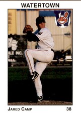1996 Watertown Indians Team Issue #5 Jared Camp Huntington West Virginia WV Card