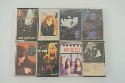Cassette Lot of 8 ABBA Belinda Dalbello Lita Raitt West End Girl Kim Hill Carnes - Image 1 of 4