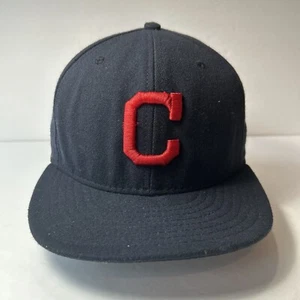Cleveland Guardians New Era 59Fifty Baseball Hat Cap Fitted 7 3/8 Made in USA - Picture 1 of 11