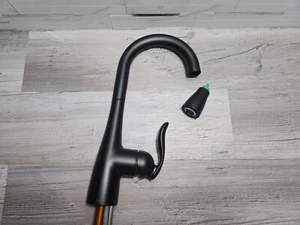 Moen Arbor 5995BL Rubinetto Bar Estraibile Monocomando Nero Opaco Rubinetto Cucina - Foto 1 di 3