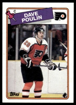 1988-89 Topps Dave Poulin - Image 1 of 2