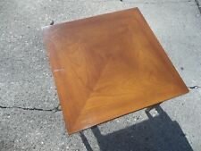 Vintage French Provincial Square Walnut Wood Side/Accent Table 20" - 2 Available