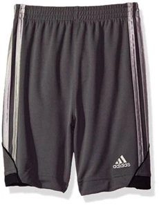 Adidas Boys Dynamic Climalite Speed Shorts Dark Grey NWT Multiple Sizes - Picture 1 of 2