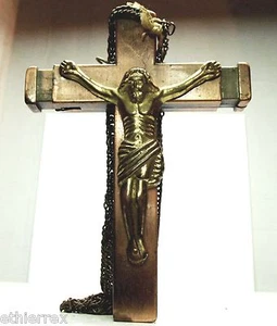 Italia Meridionale INRI-Jesus-Gesu' (Crocifisso Sacerdotale) accendi candele - Bild 1 von 8