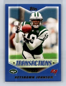 2000 Topps #287 Keyshawn Johnson Tampa Bay Buccaneers - Picture 1 of 2