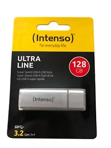 Intenso Ultra Line Super Speed 3.2 USB- A Flash Memory Stick - 128GB - Picture 1 of 2