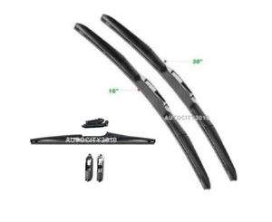 FOR TOYOTA ESTIMA 2.4i ACR/GSR HYBRID 06-19 28"/16" FRONT& REAR WIPER BLADE SET  - Picture 1 of 1