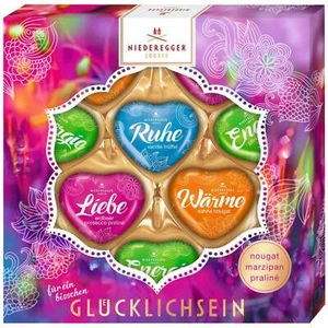 Niederegger Herzen Glücklichsein 125g Pralinen Schokolade Liebe (55,92 EUR/KG) - Bild 1 von 2