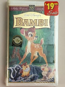 Bambi~VHS~Walt Disney Masterpiece 55th Anniversary Limited Ed~Brand New Sealed - Picture 1 of 2