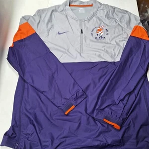 Nike Mens Clemson Tigers On Field 1/4 Zip "All In" Pullover Jacket XL - Imagen 1 de 11