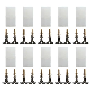 10x Conector Tamiya grande LiPo batería NiMH NiCd contactos dorados - Imagen 1 de 1