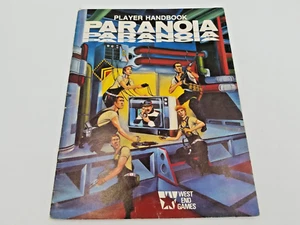Vintage Paranoia Player Handbook West End Games RPG 1984 RARE - Picture 1 of 10