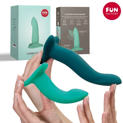 Fun Factory Limba Flex Dildo Sucker Cup Massager Punto P G A Spot Fallo Ventosa Foto 1 de 2