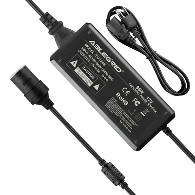 AC to DC Converter Quentacy 110V-220V to 12V 8A Cigarette Lighter Outlet Socket - Image 1 of 4