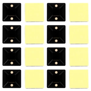 100 Piezas Clips Adhesivos Ventosa Soporte para Corbata Montajes de Cable Organizador Cable - Imagen 1 de 12
