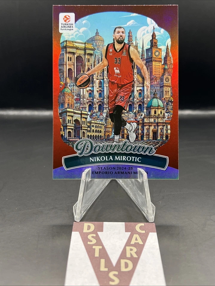 24/25 Panini Donruss Euroleague - NIKOLA MIROTIC DOWNTOWN #18 Case Hit SSP - Image 1 of 3