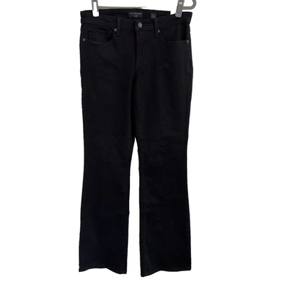 Pantalones de mezclilla Lucky Brand corte bota dulce tiro medio elásticos para mujer talla 10 negros nuevos con etiquetas Foto 1 de 4