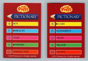 Boy/Lake - Pictionary 1997 Sugar Puffs Game Card - Picture 1 of 1