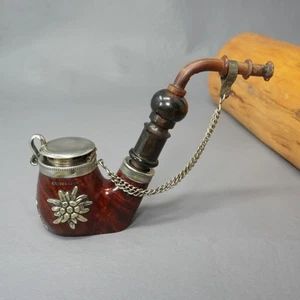 BBK Swiss Made Sitter Hunter Deer Windcap Appointed Estate Briar Tobacco Pipe - Bild 1 von 13