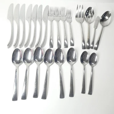 Bellasera Zwilling JA Henckels Flatware Lot 23pcs Stainless Glossy - Image 1 of 4