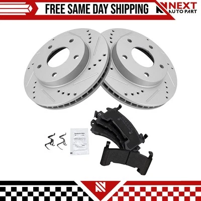 全新刹车片和性能转子套件 金属前后 适用于 79-97 凯迪拉克 — 第 1/4 张图片