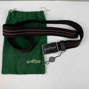 Chervo Golf Very Elastic Belt Uclassic Black 999 Size 50 New - Picture 1 of 1