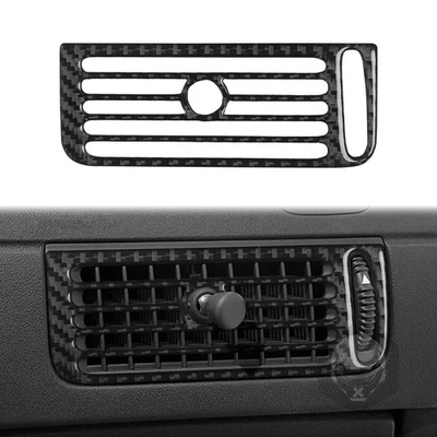 Panel de control de pasajeros de fibra de carbono real moldura de ventilación para Saab 9-5 97-05 Foto 1 de 4