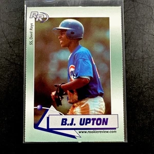 BJ UPTON - 2002 ROOKIE REVIEW #11 DEVIL RAYS RC - Picture 1 of 3