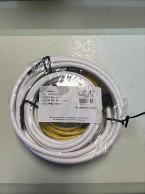 PPC 606211-PPC HSD Kit 12ft 6ft Coax Jumper , 7ft Cat 5e Jumper , 2-Way Splitter - Image 1 of 2