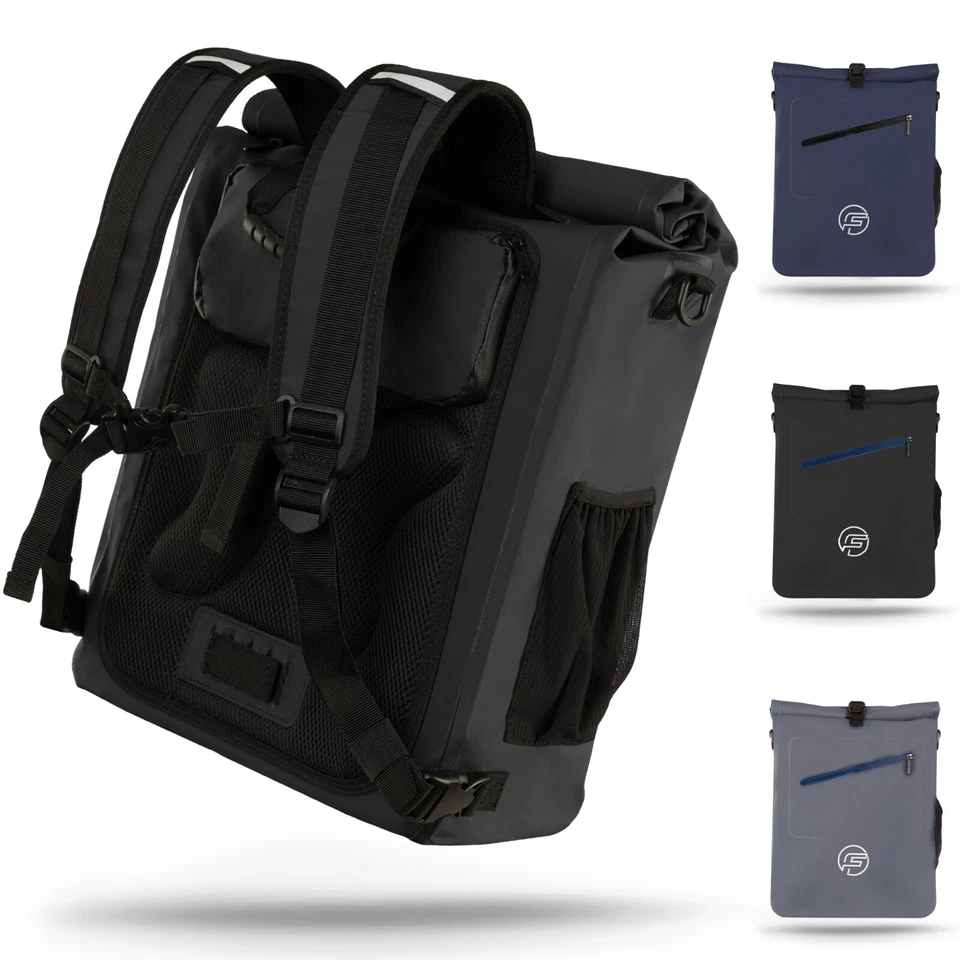 Forrider-3in1 Fahrradtasche für Gepäckträger, Rucksackfunktion Wasserdicht 27L - Bild 1 von 1