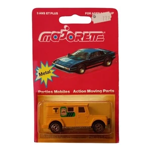 Majorette 200 Series Bank Security Van #204 'Yellow' - 1/57 Scale (1980's) - Picture 1 of 7